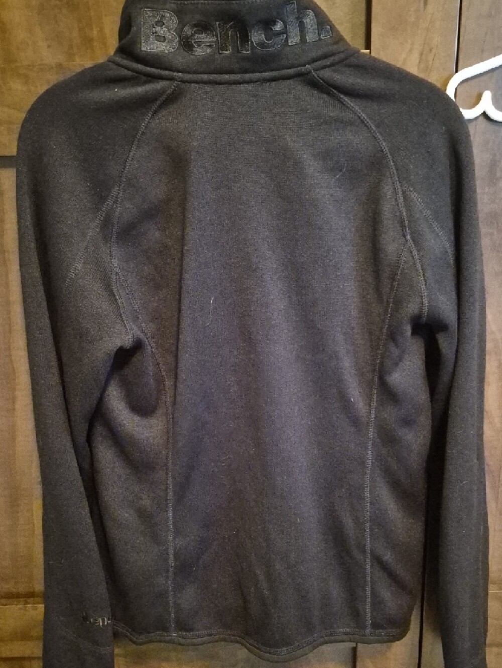 Bench Black Full-Zip Fleece Jacket with Chest Zip Pocket - Picture 3 of 3